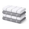 Pano Microfibra Celeste Mega Panão 80x50 cm 2 Unidades Branco/Cinza